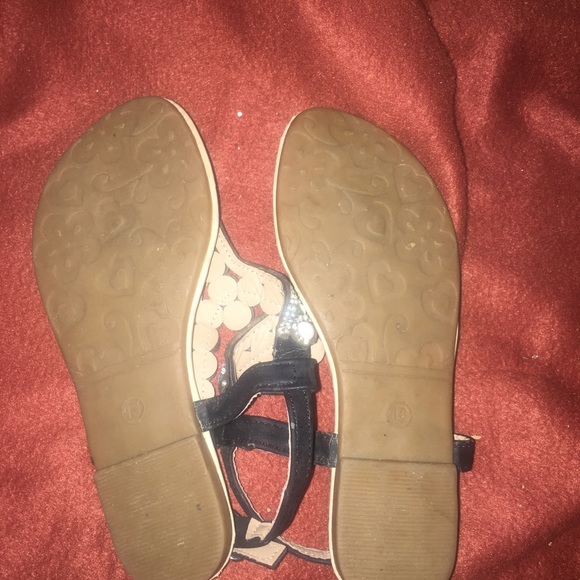 Sparkle Sandals Girls Size 13 Gently Worn - Picture 3 of 4